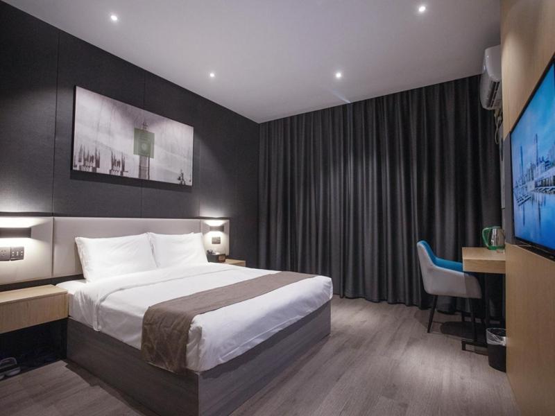 Thank Inn Chain Hotel Hunan Huaihua Hecheng District South High Speed Rail Station Exteriör bild